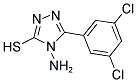 4-AMINO-5-(3,5-DICHLOROPHENYL)-4H-1,2,4-TRIAZOLE-3-THIOL CAS#: 144729-37-3