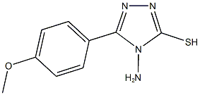 4-AMINO-5-(4-METHOXY-PHENYL)-4H-[1,2,4]TRIAZOLE-3-THIOL CAS#: 36209-49-1