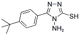4-AMINO-5-(4-TERT-BUTYL-PHENYL)-4H-[1,2,4]TRIAZOLE-3-THIOL CAS#: 349116-17-2