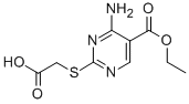 {[4-AMINO-5-(ETHOXYCARBONYL)PYRIMIDIN-2-YL]THIO}ACETIC ACID CAS#: 115102-54-0