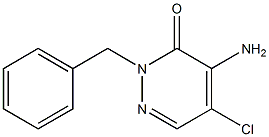 4-AMino-2-benzyl-5-chloropyridazin-3(2H)-one CAS#: 37627-00-2