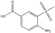 4-AMino-3-Methanesulfonylbenzoic acid CAS#: 34263-58-6
