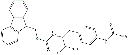 4-[(AMinocarbonyl)aMino]-N-[(9H-fluoren-9-ylMethoxy)carbonyl]-D-phenylalanine CAS#: 324017-22-3