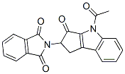 4-Acetyl-2-(1,3-dihydro-1,3-dioxo-2H-isoindol-2-yl)-1,4-dihydrocyclopent[b]indol-3(2H)-one CAS#: 32641-54-6