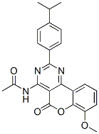 4-(Acetylamino)-2-(p-cumenyl)-7-methoxy-5H-[1]benzopyrano[4,3-d]pyrimidin-5-one CAS#: 32640-17-8