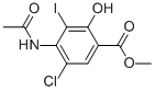 4-Acetylamino-5-chloro-2-hydroxy-3-iodobenzoic acid methyl ester CAS#: 143878-24-4