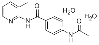 4-(Acetylamino)-N-(3-methyl-2-pyridinyl)benzamide dihydrate CAS#: 36844-93-6