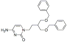 4-Amino-1-[4-(benzyloxy)-3-[(benzyloxy)methyl]butyl]-2(1H)-pyrimidone CAS#: 39809-23-9