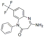 4-Amino-1,3-dihydro-1-phenyl-8-(trifluoromethyl)-2H-1,5-benzodiazepin-2-one CAS#: 36985-35-0