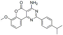 4-Amino-2-(4-isopropylphenyl)-7-methoxy-5H-[1]benzopyrano[4,3-d]pyrimidin-5-one CAS#: 32644-60-3
