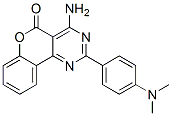 4-Amino-2-[p-(dimethylamino)phenyl]-5H-[1]benzopyrano[4,3-d]pyrimidin-5-one CAS#: 32644-52-3