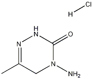 4-Amino-6-methyl-3-oxo-2,3,4,5-tetrahydro-1,2,4-triazine hydrochloride CAS#: 158329-07-8