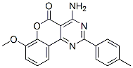 4-Amino-7-methoxy-2-(p-tolyl)-5H-[1]benzopyrano[4,3-d]pyrimidin-5-one CAS#: 32644-59-0
