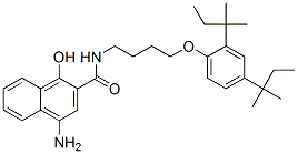 4-Amino-N-[4-[2,4-bis(1,1-dimethylpropyl)phenoxy]butyl]-1-hydroxy-2-naphthalenecarboxamide CAS#: 42481-11-8