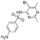 4-Amino-N-(5-bromo-2,6-dimethyl-4-pyrimidinyl)benzene-1-sulfonamide CAS#: 4015-19-4