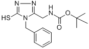 4-BENZYL-5-(N-TERT-BUTOXYCARBONYLAMINOMETHYL)-1,2,4-TRIAZOLE-3-THIOL CAS#: 306935-43-3