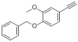 4-BENZYLOXY-1-ETHYNYL-3-METHOXY-BENZENE CAS#: 144735-54-6