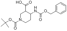 4-BENZYLOXYCARBONYLAMINO-PIPERIDINE-1,3-DICARBOXYLIC ACID 1-TERT-BUTYL ESTER CAS#: 388108-92-7