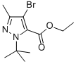 4-BROMO-1-(1,1-DIMETHYLETHYL)-3-METHYL-1H-PYRAZOLE-5-CARBOXYLIC ACID ETHYL ESTER CAS#: 128537-55-3