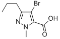 4-BROMO-1-METHYL-3-PROPYL-1H-PYRAZOLE-5-CARBOXYLIC ACID CAS#: 128537-50-8