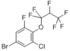 (4-BROMO-2-CHLORO-6-FLUOROPHENYL)-1,1,2,3,3,3-HEXAFLUOROPROPYL ETHER CAS#: 161045-78-9