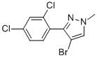 4-BROMO-3-(2,4-DICHLOROPHENYL)-1-METHYL-1H-PYRAZOLE CAS#: 133112-51-3