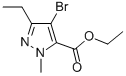 4-BROMO-3-ETHYL-1-METHYL-1H-PYRAZOLE-5-CARBOXYLIC ACID ETHYL ESTER CAS#: 128537-28-0