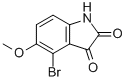 4-BROMO-5-METHOXYINDOLINE-2,3-DIONE CAS#: 130420-75-6