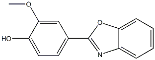 4-(Benzo[d]oxazol-2-yl)-2-Methoxyphenol CAS#: 3164-07-6