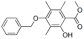 4-(Benzyloxy)-2-hydroxy-3,5,6-trimethylbenzoic acid methyl ester CAS#: 34874-81-2
