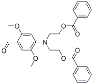 4-[Bis[2-(benzoyloxy)ethyl]amino]-2,5-dimethoxybenzaldehyde CAS#: 35473-23-5