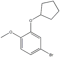 4-Bromo-2-(cyclopentyloxy)-1-methoxybenzene CAS#: 138509-45-2
