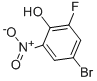 4-Bromo-2-fluoro-6-nitrophenol CAS#: 320-76-3
