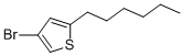 4-Bromo-2-hexylthiophene CAS#: 155954-63-5