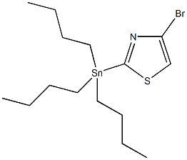 4-Bromo-2-(tributylstannyl)-1,3-thiazole CAS#: 173978-98-8