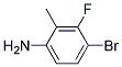 4-Bromo-3-fluoro-2-methylaniline CAS#: 127408-03-1