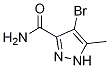 4-Bromo-5-methyl-1H-pyrazole-3-carboxamide CAS#: 32258-58-5