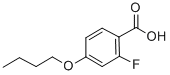 4-Butoxy-2-fluorobenzoic acid CAS#: 123843-54-9