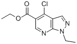4-CHLORO-1-ETHYL-1H-PYRAZOLO[3,4-B]PYRIDINE-5-CARBOXYLIC ACID ETHYL ESTER CAS#: 30720-25-3