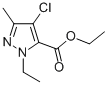 4-CHLORO-1-ETHYL-3-METHYL-1H-PYRAZOLE-5-CARBOXYLIC ACID ETHYL ESTER CAS#: 128537-47-3