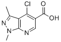 4-CHLORO-1,3-DIMETHYLPYRAZOLO[3,4-B]PYRIDINE-5-CARBOXYLIC ACID CAS#: 175201-94-2