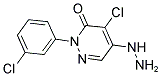 4-CHLORO-2-(3-CHLOROPHENYL)-5-HYDRAZINO-3(2H)-PYRIDAZINONE CAS#: 320421-69-0