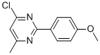 4-CHLORO-2-(4-METHOXYPHENYL)-6-METHYLPYRIMIDINE CAS#: 142245-40-7