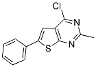4-CHLORO-2-METHYL-6-PHENYL-THIENO[2,3-D]PYRIMIDINE CAS#: 125660-99-3