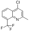 4-CHLORO-2-METHYL-8-(TRIFLUOROMETHYL)QUINOLINE CAS#: 140908-89-0