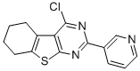4-CHLORO-2-PYRIDIN-3-YL-5,6,7,8-TETRAHYDRO[1]BENZOTHIENO[2,3-D]PYRIMIDINE CAS#: 128277-24-7