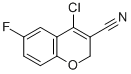 4-CHLORO-3-CYANO-6-FLUORO-2H-BENZOPYRAN CAS#: 175205-57-9