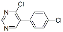 4-CHLORO-5-(4-CHLOROPHENYL)-PYRIMIDINE CAS#: 33258-76-3