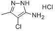 4-CHLORO-5-METHYL-2H-PYRAZOL-3-YLAMINE HYDROCHLORIDE CAS#: 130128-49-3