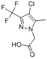 (4-CHLORO-5-METHYL-3-TRIFLUOROMETHYL-PYRAZOL-1-YL)-ACETIC ACID CAS#: 378758-70-4